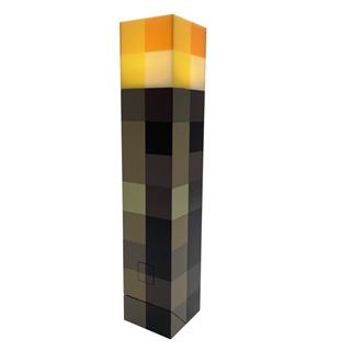 Minecraft torch lampe - Lydaktiveret - Genopladelig 
